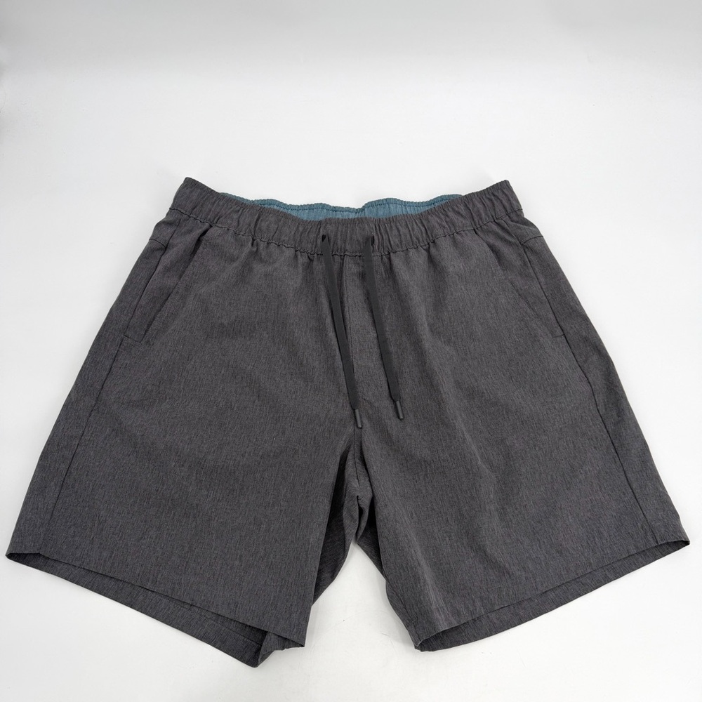 Eddie Bauer Shorts Mens XL Gray Stretch Tech Pull On 7" Athletic Outdoor Gym